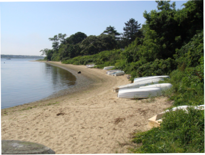 Beach near Teaticket by Kate Aubrey