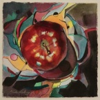 Watercolor, Ink & Acrylic Painting - Hula Hoop