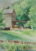 Watercolor Painting - Almost Sunny