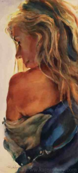 Watercolor Painting - Woman II